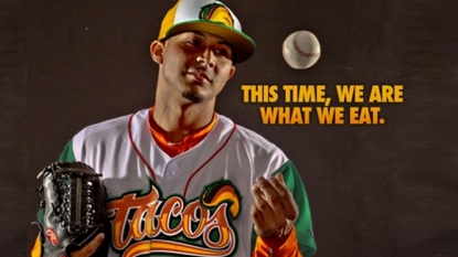 Fresno Grizzlies taco jersey, hat promotes Taco Truck Throwdown – Extra