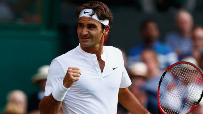 No stopping Federer as he glides into quarters