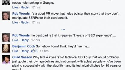 Google Looking for an SEO Manager to Improve Search Rankings