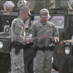 Armed Guardsmen to be stationed at National Guard recruiting cen