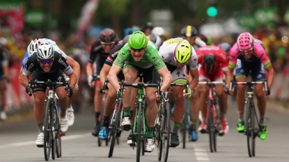 Greipel wins 5th stage of Tour de France; Martin keeps lead