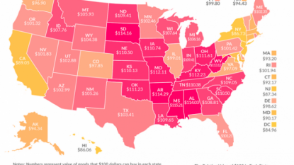 How much $100 is really worth in Washington State