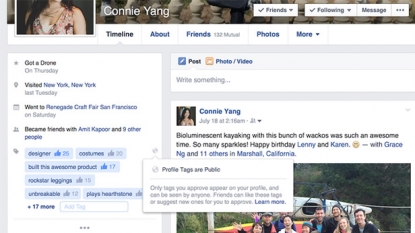 Facebook is testing out LinkedIn-style profile tags