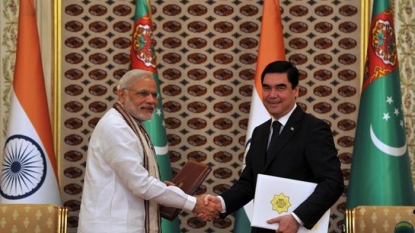 India, Turkmenistan Have Common Purpose to Combat Terror: Modi