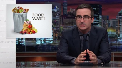 John Oliver blasts Americans for wasting tons of food