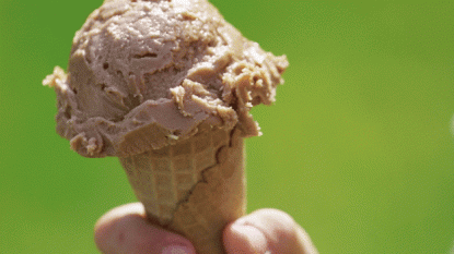 Chocolate ice cream is tops – on social media