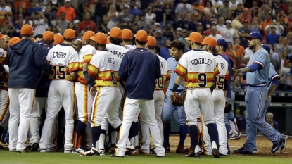 Keuchel strikes out career-high 13, Astros blank Rangers 10