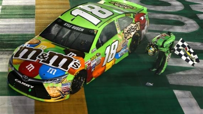 Kyle Busch wins Sprint Cup 400-mile race at Kentucky