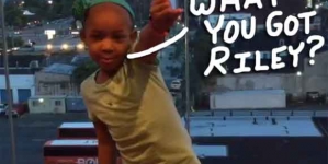 Leah Still challenges Riley Curry to a dance-off