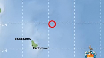 Magnitude-6.4 quake strikes in ocean northeast of Barbados