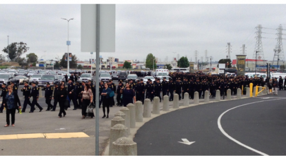 Memorial service for fallen Hayward sergeant at Oracle Arena