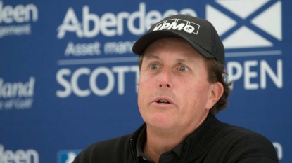 Mickelson refuses to comment on money-laundering allegations