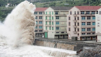 More than a million flee as typhoon pounds China