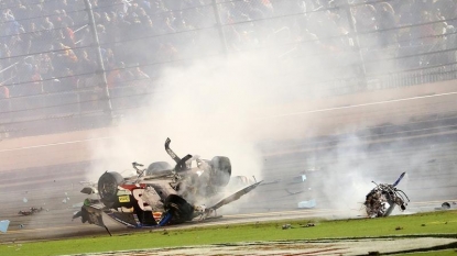 NASCAR Driver Crashes in Final Lap