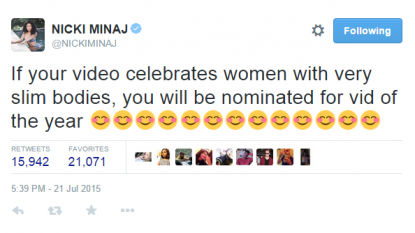 Nicki Minaj | Nicki Minaj Not Happy With Mtv Vmas Best Video Snub