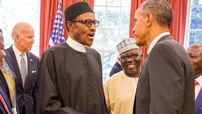 Nigerian leader Buhari, Obama meet to shore up relations