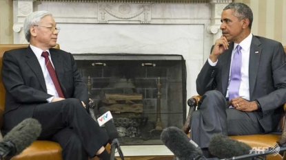 Obama hosts Vietnam Communist Party chief at White House – MyFoxAustin