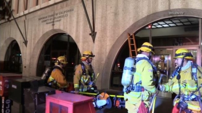 Fire at Pasadena City Hall Overnight