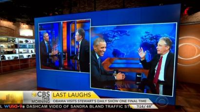 Obama: Jon Stewart can not leave The Daily Show