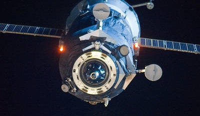 Russian Cargo Ship Delivers Supplies to ISS