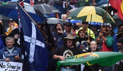 Protesters Battle Police At Oz Immigration Rally