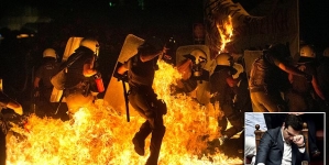 Protests Turn Violent In Greece