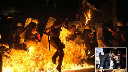 Protests Turn Violent In Greece