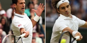 Rain halts Wimbledon men’s final at one set all