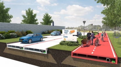 Recycled plastic road now a reality in the Netherlands