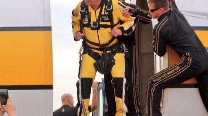 Rex Ryan went skydiving