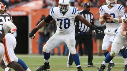 NFL Notes: Colts release tackle Gosder Cherilus