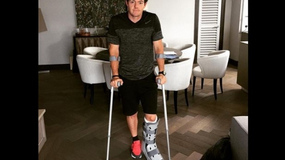 Rory McIlroy says he has ruptured ligament in left ankle