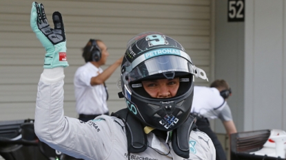 Rosberg beats teammate Hamilton in practice at British GP