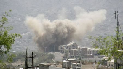 Saudi-led strikes target Yemen rebel camps, kill 8 in Sanaa