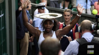 Serena beats Muguruza to lift her sixth Wimbledon singles title