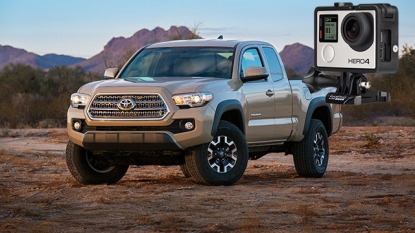 Toyota Tacoma to Come with a Built-In Camera Mount for GoPros