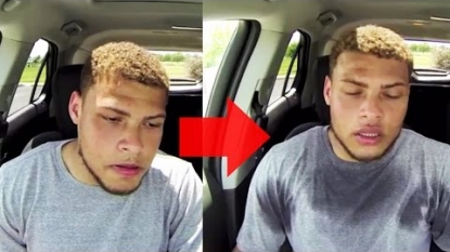 Tyrann Mathieu Experiences Hot auto in PETA PSA