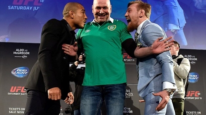 Aldo pulls out of title defence against McGregor at UFC 189