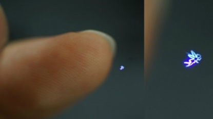 Researchers in Japan show off super fast laser holograms you can touch