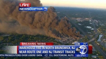 Huge fire in northern New Jersey causes evacuations