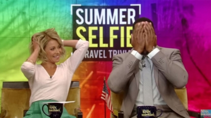 Michael Strahan Accidentally Gives Away Free Trip During Show and Kelly Ripa