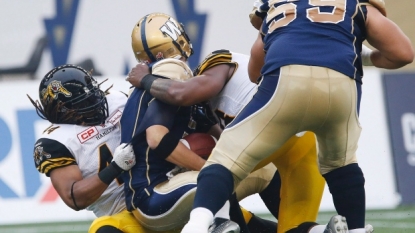 Winnipeg Blue Bombers quarterback Drew Willy’s status unknown