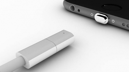 Znaps is a reversible, magnetic smartphone connector adapter