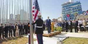 American flag returns to US embassy in Cuba after 54 years