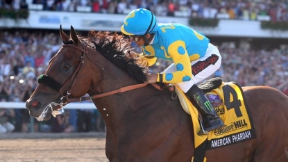 American Pharoah dazzles fans in final tune-up for Haskell