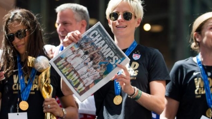 Victor Megan Rapinoe is engaged to Sera Cahoone