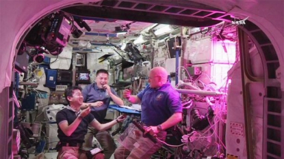 Astronauts Get First Taste of Veggies Harvested in Space