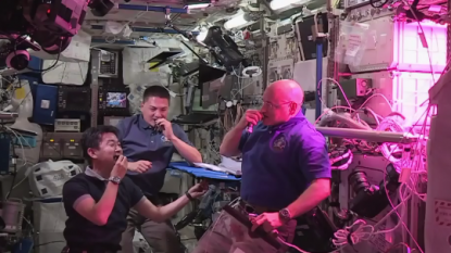 Astronauts eat first food grown in space