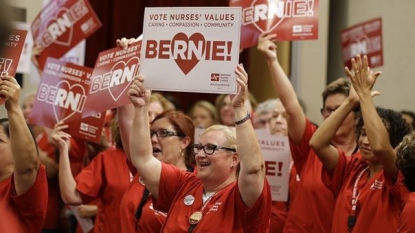 Bernie Sanders draws large crowd to Portland arena