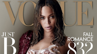 Beyonce says nothing for Vogue cover